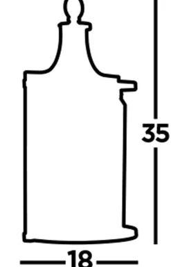 Wohnzimmerlampen|Jugendstil Lampen*Searchlight Wandlampe Kristall E14 Art Déco H: 35 cm in Chrom Klar