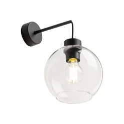 TK Lighting Wandlampe Kugel Schirm Glas E27 H: 28 cm B: 18 cm KALETE< Wandleuchten|Küchenlampen