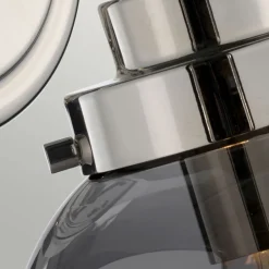 Elstead Wandlampe Kugel Schirm Grau Nickel E14 Retro Design< Wandleuchten|Wohnzimmerlampen