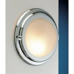 Led Lampen|Wandleuchten*Laura Suardi Wandlampe LED Chrom aus Messing Flur Badezimmer