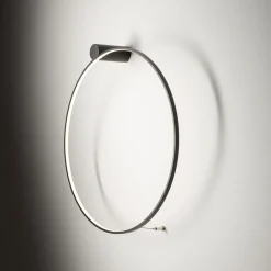 Led Lampen|Wandleuchten*Nowodvorski Wandlampe LED Schwarz 3000 K 660 lm Ø 60 cm Ring