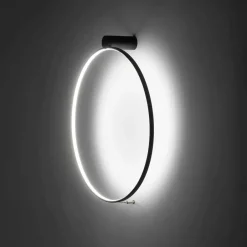Led Lampen|Wandleuchten*Nowodvorski Wandlampe LED Schwarz 3000 K 660 lm Ø 60 cm Ring