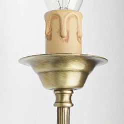 Wandleuchten|Esszimmer Lampen*Giovanni Battista Wandlampe Leuchter 2-flmg Bronze aus Echt-Messing