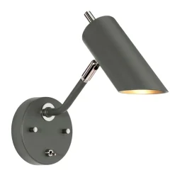 Spots|Wandleuchten*Elstead Wandlampe LEYRE Grau Dunkel Nickel Spot Lampe