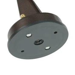 Außenwandleuchten|Rustikale Lampen*Lido Wandlampe Messing außen IP64 Rostbraun antik Maritim E27