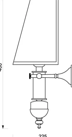 Wandleuchten|Jugendstil Lampen*Laura Suardi Wandlampe Messing Creme Maritim Antik VELIERO