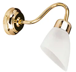 Lido Wandlampe Messing Glas Badezimmer Flur E14 KOSMAS< Wandleuchten|Küchenlampen