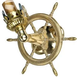 Wandleuchten|Lampen Aus Aller Welt*Laura Suardi Wandlampe Messing Glas Maritim Antik Badezimmer Flur