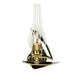 Wandleuchten|Flurlampen*Laura Suardi Wandlampe Messing Maritim Flur Bad Treppenhaus