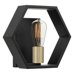 Wandleuchten|Flurlampen*Elstead Wandlampe Metall B: 25,4 cm in Schwarz Gold Modern