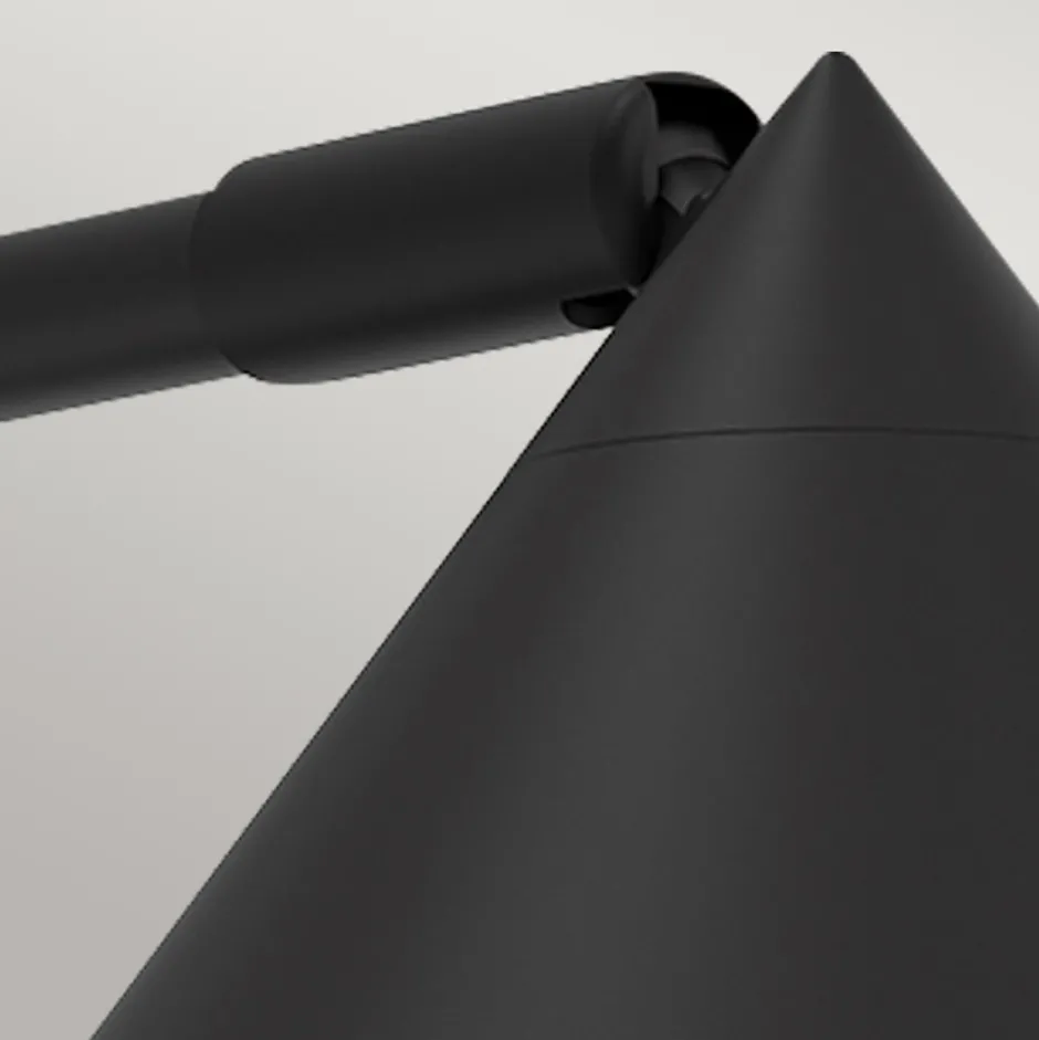 Wandleuchten|Küchenlampen*Elstead Wandlampe Metall E27 H: 21,3 cm mit Schalter Dimmer Schwarz