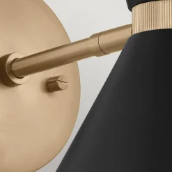 Wandleuchten|Wohnzimmerlampen*Elstead Wandlampe Metall E27 verstellbar 34,1 cm hoch Up Down