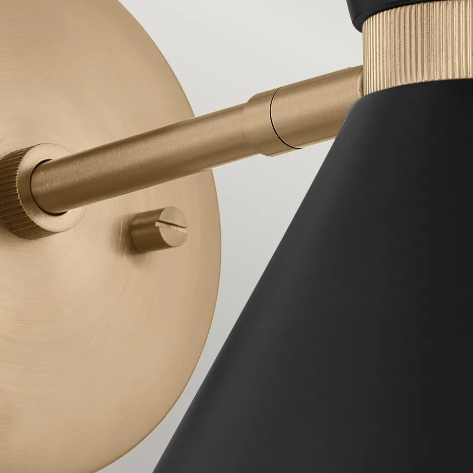 Wandleuchten|Wohnzimmerlampen*Elstead Wandlampe Metall E27 verstellbar 34,1 cm hoch Up Down