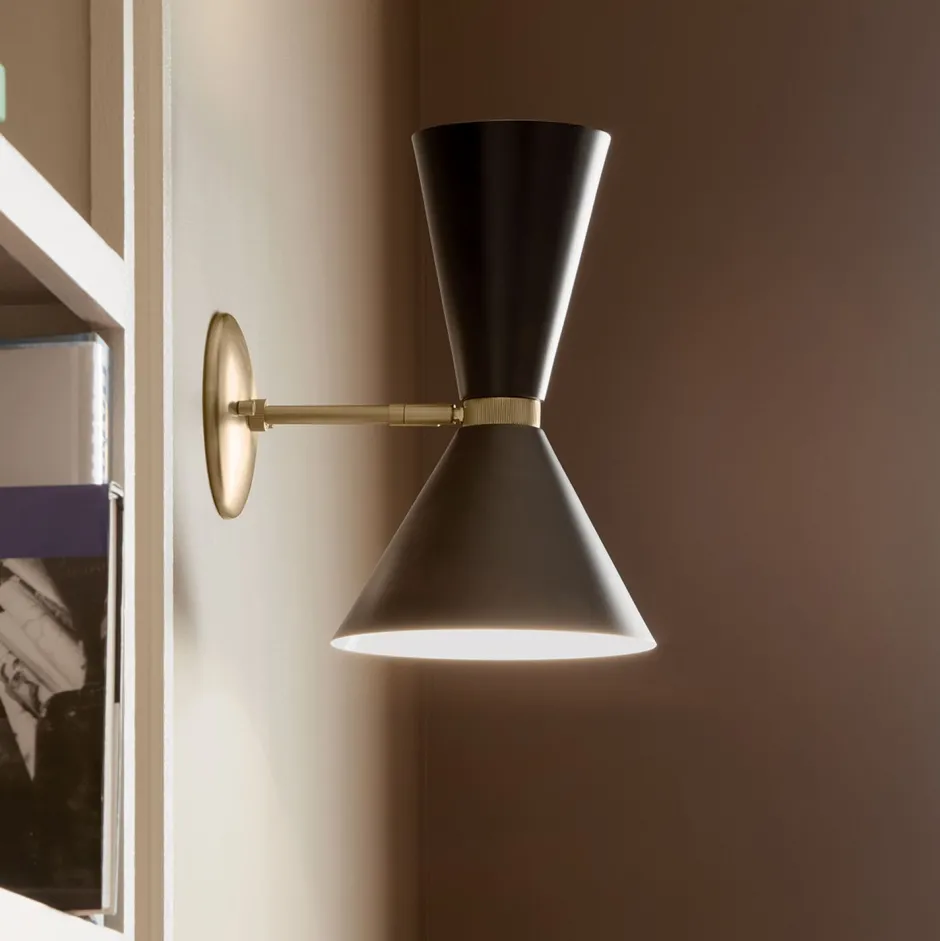 Wandleuchten|Wohnzimmerlampen*Elstead Wandlampe Metall E27 verstellbar 34,1 cm hoch Up Down