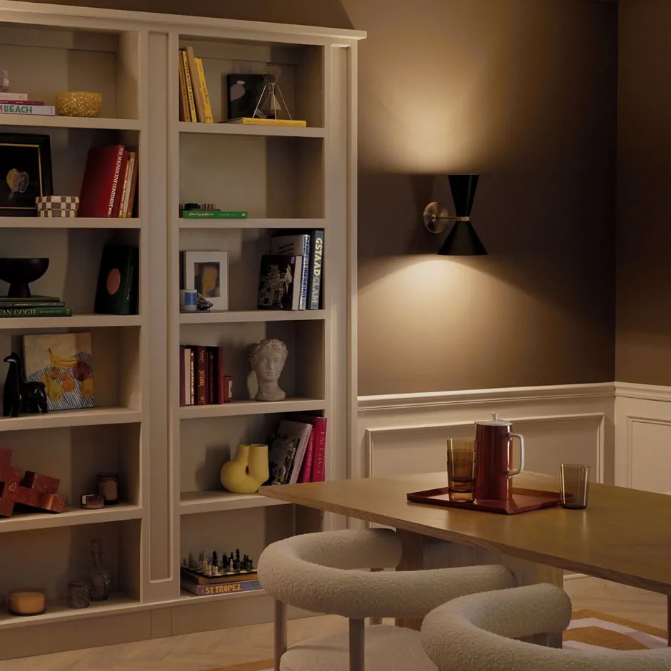 Wandleuchten|Wohnzimmerlampen*Elstead Wandlampe Metall E27 verstellbar 34,1 cm hoch Up Down