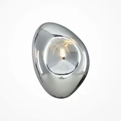 Maytoni Wandlampe Metall Glas 27,5 cm hoch Chrom glänzend E14< Wandleuchten|Flurlampen