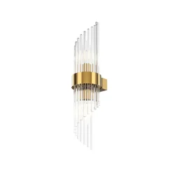 Wandleuchten|Flurlampen*Maytoni Wandlampe Metall Glas E14 H: 46,2 cm in Gold 2-flammig
