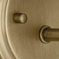 Wandleuchten|Wohnzimmerlampen*Elstead Wandlampe Metall Glas H: 23,5 cm in Messing E27 Vintage