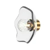 Maytoni Wandlampe Metall Glas in Messing G9 Modern NILS< Wandleuchten|Flurlampen