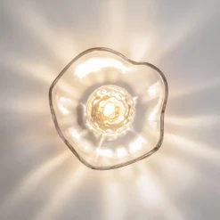 Maytoni Wandlampe Metall Glas in Messing G9 Modern NILS< Wandleuchten|Flurlampen