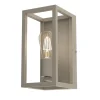 Wandleuchten|Flurlampen*Luminex Wandlampe Metall in Beige B:15 cm E27 wohnlich Zeitlos