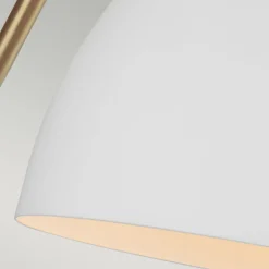 Elstead Wandlampe Metall in Weiß Messing E27 Retro Design< Wandleuchten|Küchenlampen