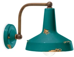 Wohnzimmerlampen|Keramiklampen*Ferroluce Wandlampe Metall Keramik H: 21 cm E27 Vintage Design