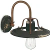 Wohnzimmerlampen|Keramiklampen*Ferroluce Wandlampe Metall Keramik E27 B: 25 cm Vintage NICOLA