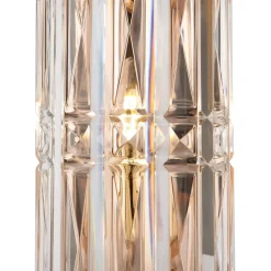 Maytoni Wandlampe Metall Rauchglas E14 25 cm hoch in Gold JONAS< Wandleuchten|Flurlampen