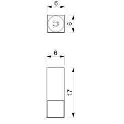 Wandleuchten|Flurlampen*Luminex Wandlampe Metall Weiß Messing GU10 stilvoll akzentuiert