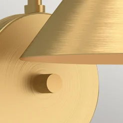 Elstead Wandlampe mit Schalter Dimmer 21,3 cm hoch E27 in Gold< Wandleuchten|Küchenlampen