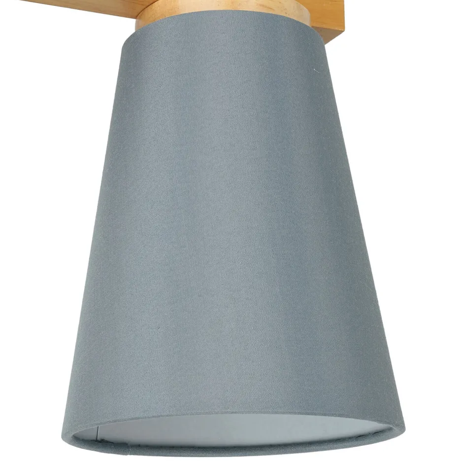 Easylight Wandlampe mit Schalter Kabel Grau Skandinavisch< Wandleuchten|Stofflampen