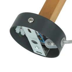 Easylight Wandlampe mit Schalter Kabel Grau Skandinavisch< Wandleuchten|Stofflampen