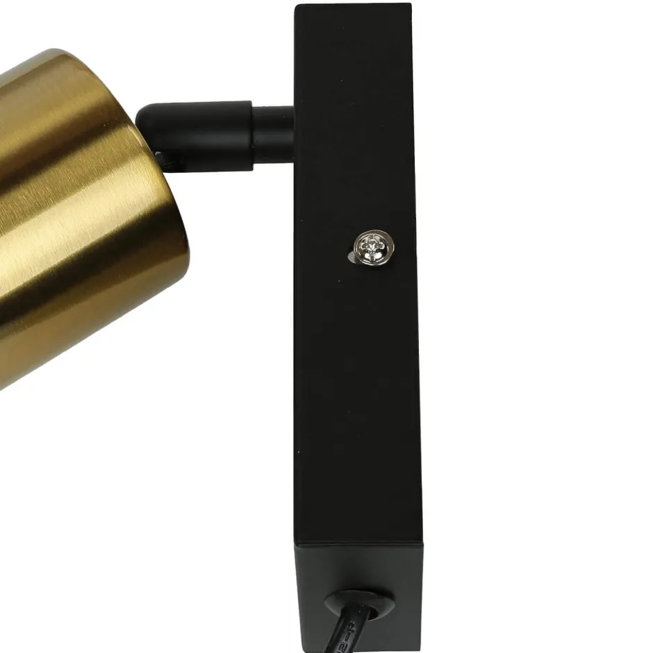 Wandleuchten|Flurlampen*Easylight Wandlampe mit Schalter Kabel GU10 verstellbar