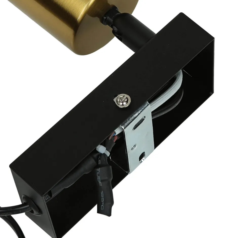 Wandleuchten|Flurlampen*Easylight Wandlampe mit Schalter Kabel GU10 verstellbar