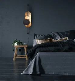 Nowodvorski Wandlampe mit Schalter Metall Holz G9 indirekt< Wohnzimmerlampen|Holzlampen