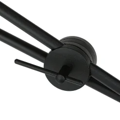 Nowodvorski Wandlampe mit Schalter Schwarz Gold VIPER flexibel< Wandleuchten|Moderne Lampen