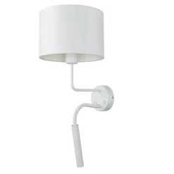Wandleuchten|Moderne Lampen*Nowodvorski Wandlampe mit Schwanenhals Weiß E27 + G9 H: 50 cm