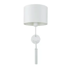 Wandleuchten|Moderne Lampen*Nowodvorski Wandlampe mit Schwanenhals Weiß E27 + G9 H: 50 cm