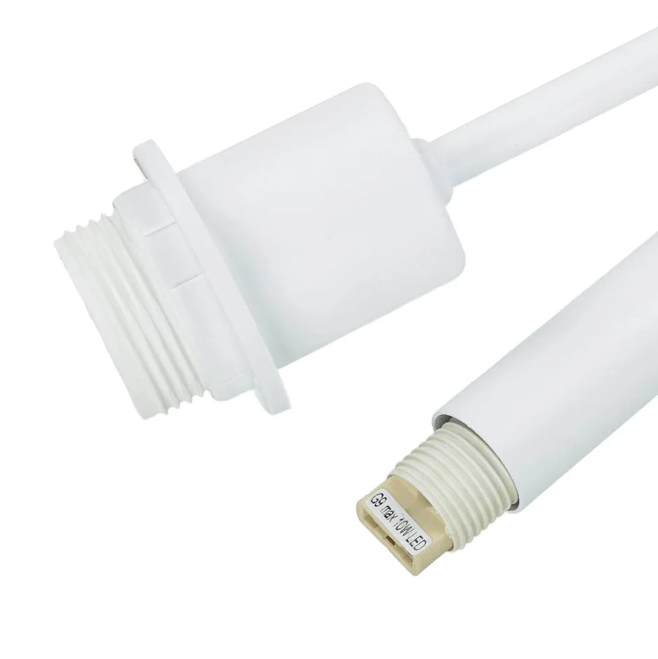 Wandleuchten|Moderne Lampen*Nowodvorski Wandlampe mit Schwanenhals Weiß E27 + G9 H: 50 cm