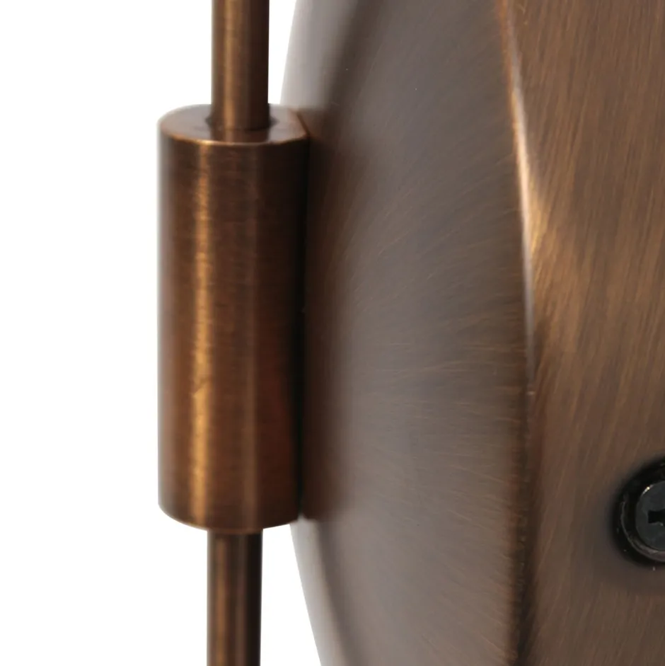 Wandleuchten|Flurlampen*Steinhauer Wandlampe mit Stecker dimmbar Glas Metall inkl. G9