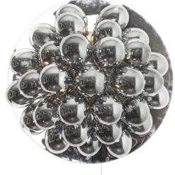 Wandleuchten|Flurlampen*By Rydéns Wandlampe mit Stecker Schalter Rauchglas rund Ø 60 cm groß