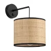 TK Lighting Wandlampe Modern Boho Korbschirm Metall E27 wohnlich< Wohnzimmerlampen|Moderne Lampen