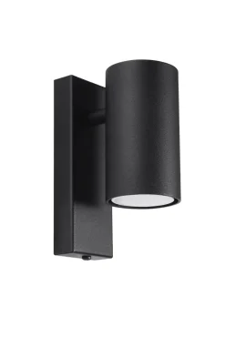Sollux Wandlampe Modern klein Schwarz Metall GU10 Downlight< Wohnzimmerlampen|Moderne Lampen