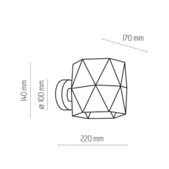 Wandleuchten|Flurlampen*TK Lighting Wandlampe Modern Weiß Silber Stoff Metall blendarm