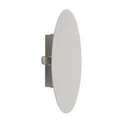 Metall Lampen|Wohnzimmerlampen*TK Lighting Wandlampe rund Ø 20 cm klein Metall Beige 2x G9 indirekt