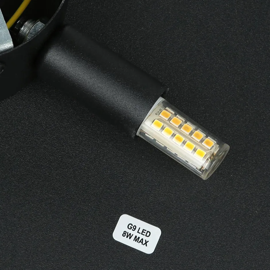 Moderne Lampen|Küchenlampen*TK Lighting Wandlampe rund Ø 40 cm Metall Schwarz indirektes Licht