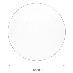 Moderne Lampen|Küchenlampen*TK Lighting Wandlampe rund Ø 40 cm Metall Schwarz indirektes Licht