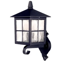 Elstead Wandlampe Schwarz IP44 Aluminium außen stilvoll< Rustikale Lampen|Vintage Lampen