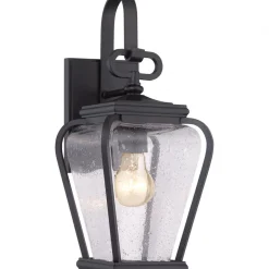 Außenwandleuchten|Gartenlaternen*Elstead Wandlampe Schwarz IP44 Metall außen Vintage BIBURY